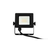 4x Floodlight 10W LED CCT + marktklem zwart