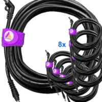 8x Astera FP1 DC Power Cable | 15 Meter