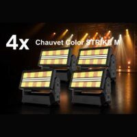 4x Stroboscoop Chauvet Color Strike M V2
